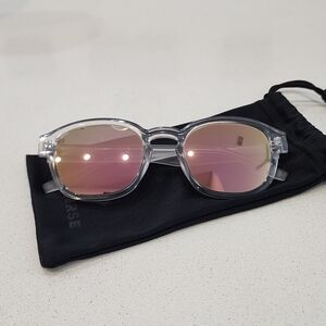 Converse Fluidity Clear Round Sunglasses